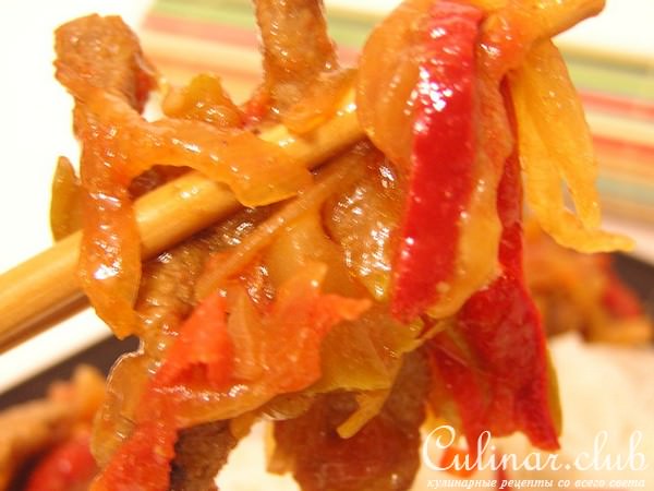 Кабачки с рисовой лапшой почти по-китайски. ФМ -эстафета.