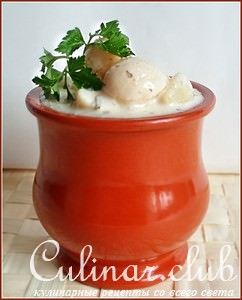 Чеснок маринованный в сметане и меде