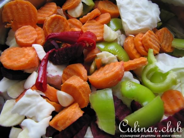 Капуста маринованая по-армянски