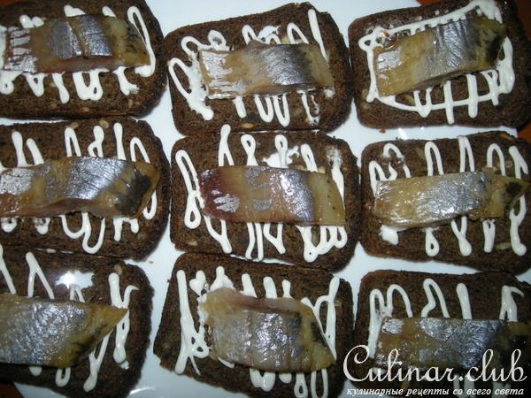 Закуска с селедочкой