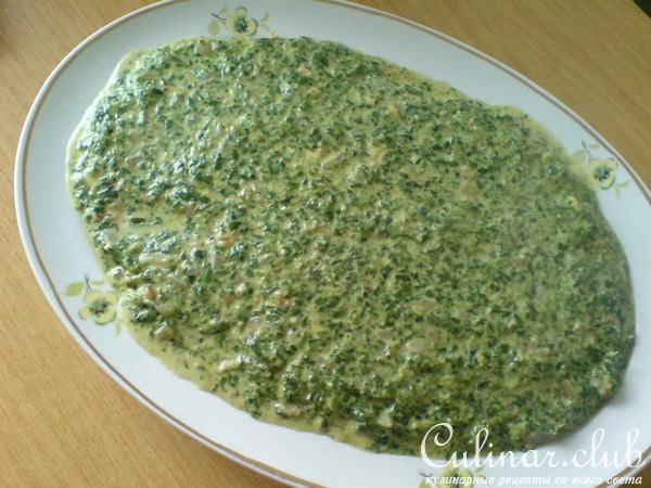 Рыба под "шубой"из шпината(вариант)
