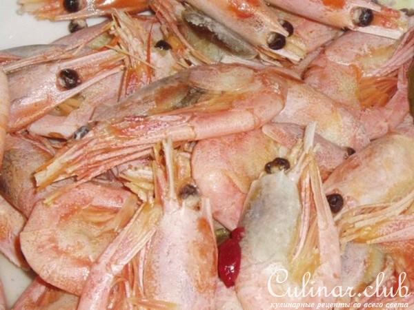 Канапе с креветками