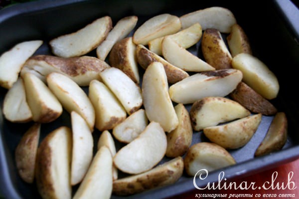 Канапе с картофельными дольками