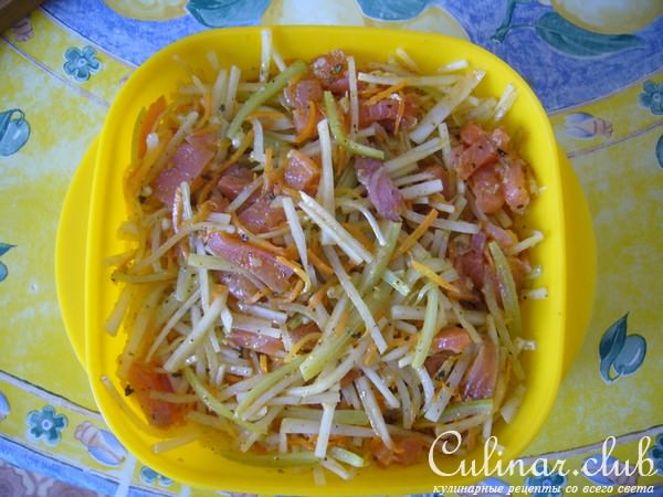 Рыбная закуска с овощами