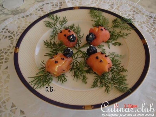 закуска"Божья коровка"