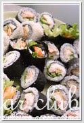 Роллы с креветками 