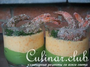 Коктейль с креветками - вкусный вариант