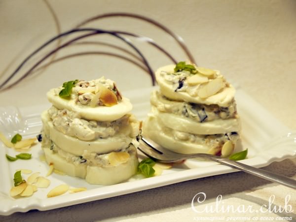 Пирожные из моцареллы alla Caprese