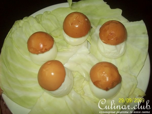 "Боровички" из яиц 