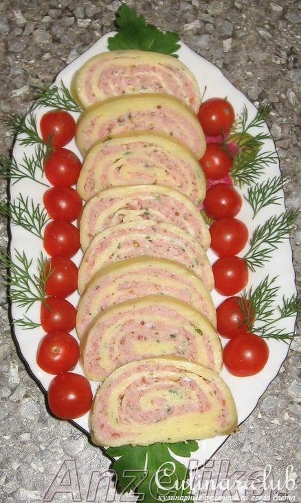 Сырный рулет (вариант)