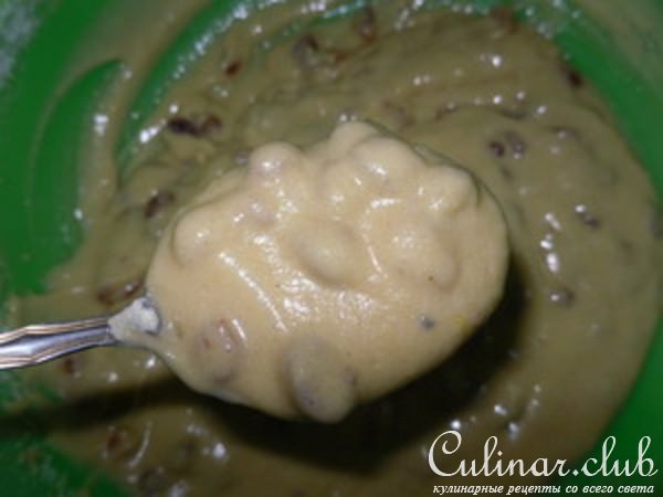 Кукурузные кексики с изюмом