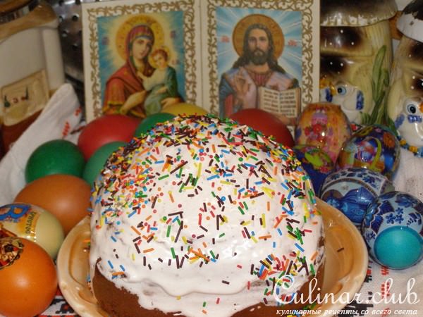 "Пасхальный кекс"-очень быстро и вкусно!Для тех у кого мало времени для приготовления Паски)