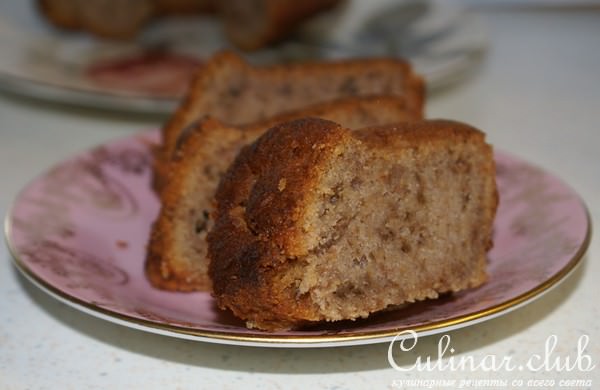 Банановый кекс