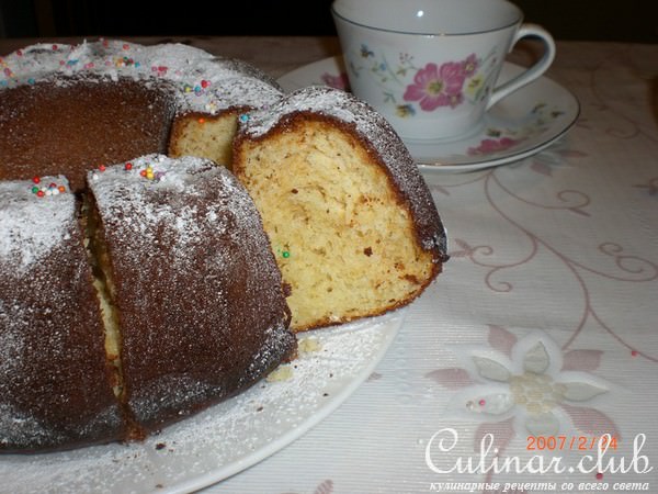 Кекс из сгущеного молока
