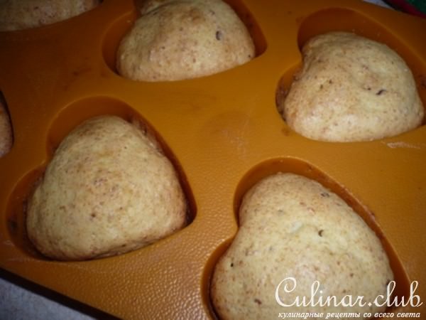 творожные кексы, большой и маленькие, с шоколадной крошкой