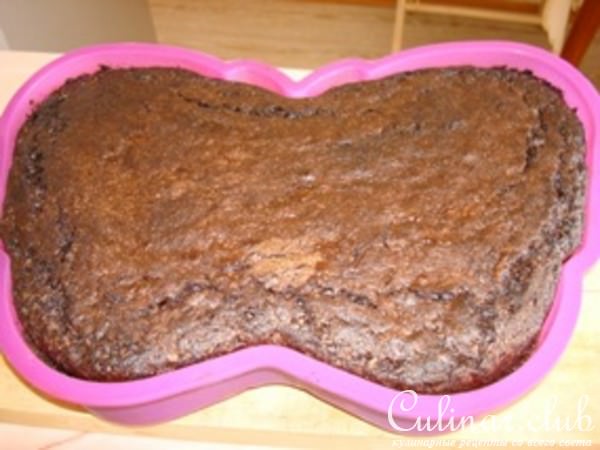 Шоколадный кекс с кабачком