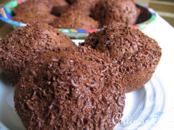Шоколадные кексы с кабачками