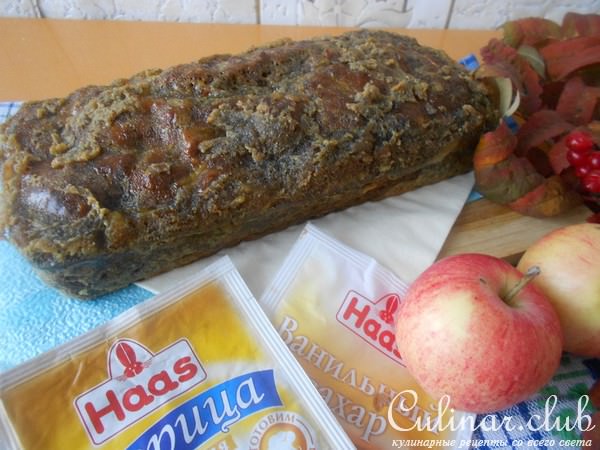 Яблочный кекс с крустильяном