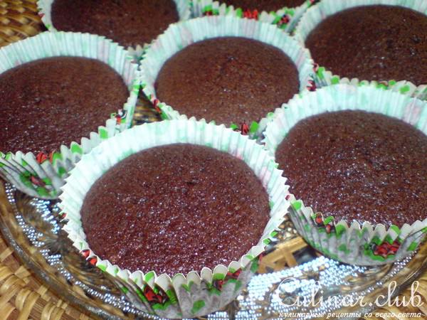 КЕКСЫ "after eight"/шоколадные с мятным сахаром
