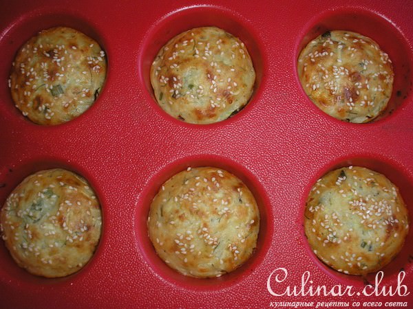 Маффины из кабачков и брынзы