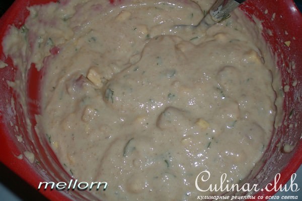 Овсяные кексы с сыром и колбасками