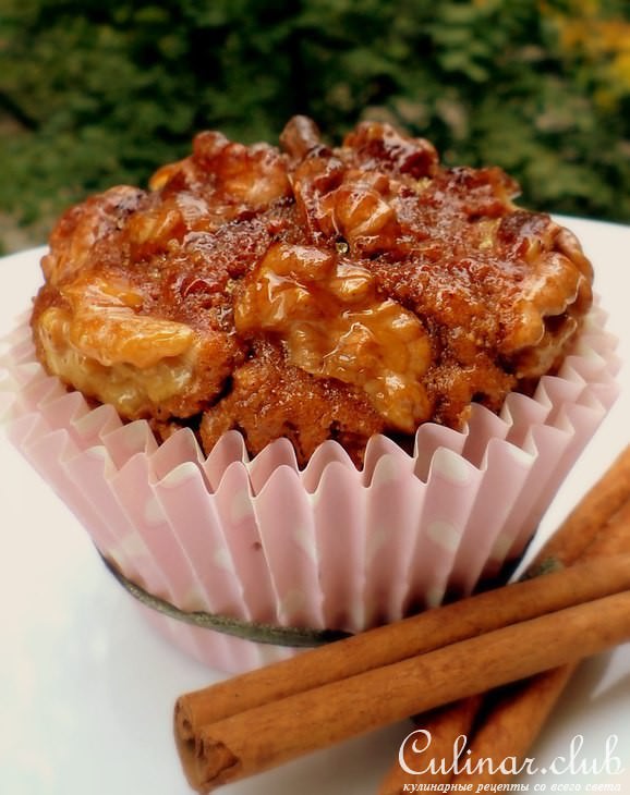 Маффины с яблоком и орехами. (продолжение темы рецептов Турецкой кухни).