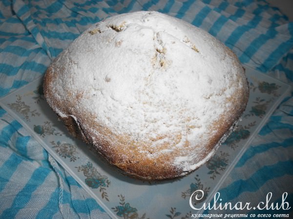 Лимонно-манный кекс с маком в хлебопечке 