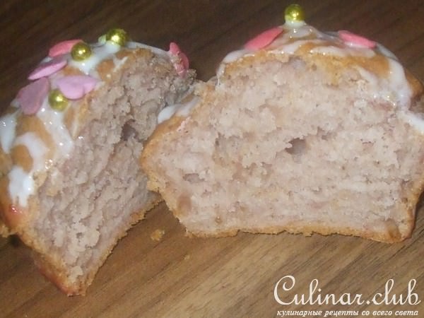 Клубничные маффины