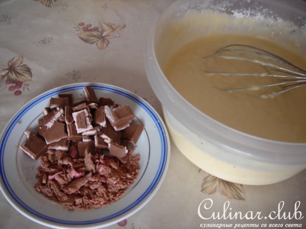 Маффины на кефире с яичным ликером и шоколадом