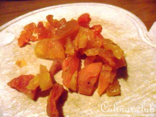 Овсяный кекс с сухофруктами 