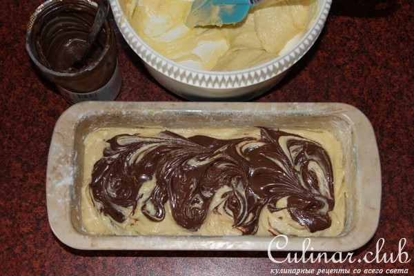 Кекс с пастой Nutella