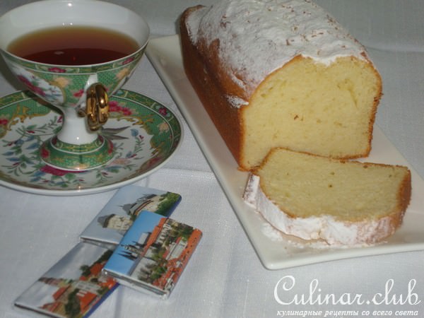 Кекс на сыворотке и сметане
