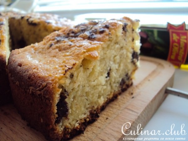 Розмариновый кекс с оливковым маслом и шоколадом