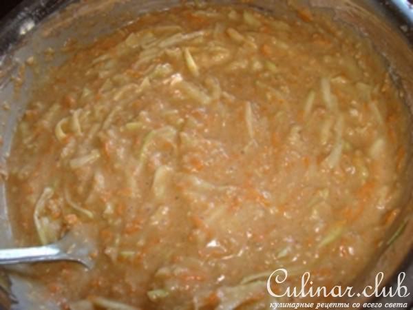 Mаффины с овсяными хлопьями, кабачком и морковью