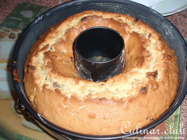 Кекс ореховый с сухофруктами