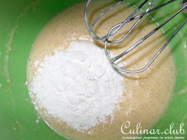 Кексики с грушами и мятным сиропом