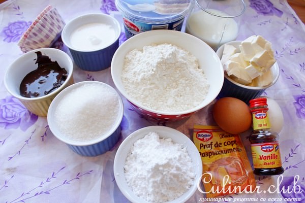 капкейки с кремом
