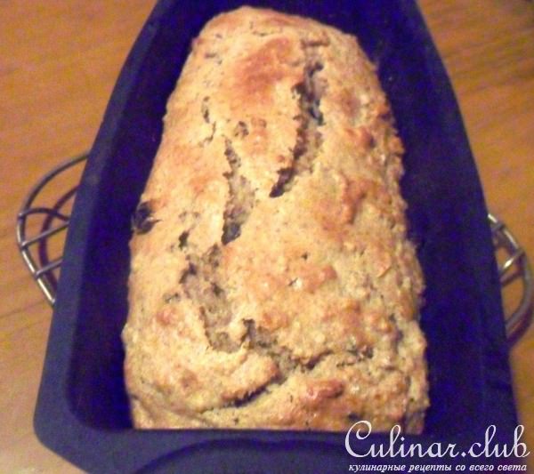 Овсяный кекс с сухофруктами 