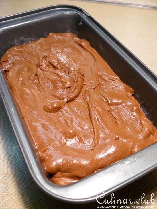 Шоколадный кекс с клюквой