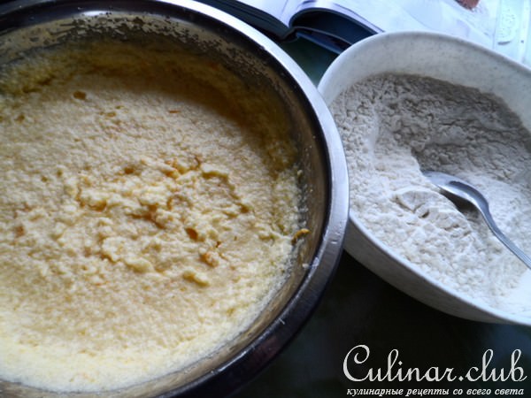 Простой апельсиновый кекс к чаю.
