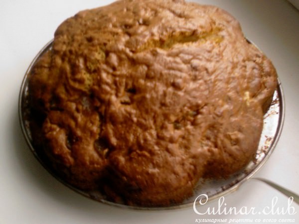 Кекс с цукатами из арбузных корочек