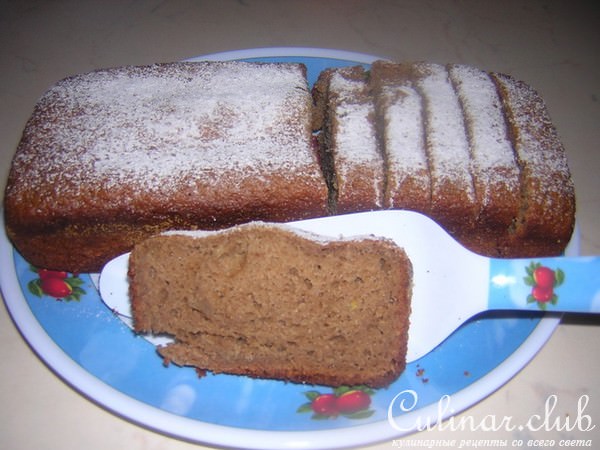 КЕКС С МЁДОМ И ЯБЛОКАМИ