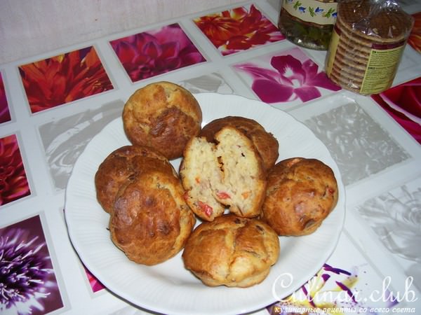 Маффины с тунцом