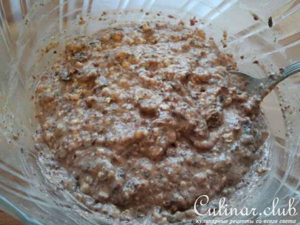 Фасолевые маффины с орехами и кусочками шоколада (Дуэль))