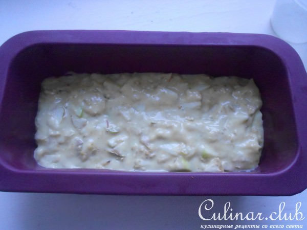 Яблочный кекс с крустильяном
