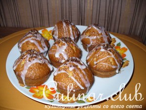 Мини - кексы (с овсяными хлопьями)