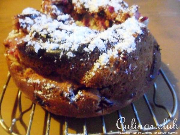 Шведский пряничный кекс с брусникой