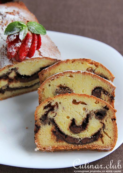 Кекс с пастой Nutella