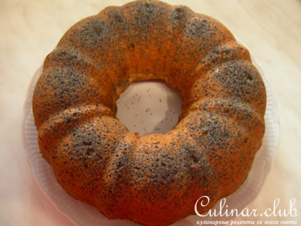 Творожно-сметанный кекс с изюмом и цукатами