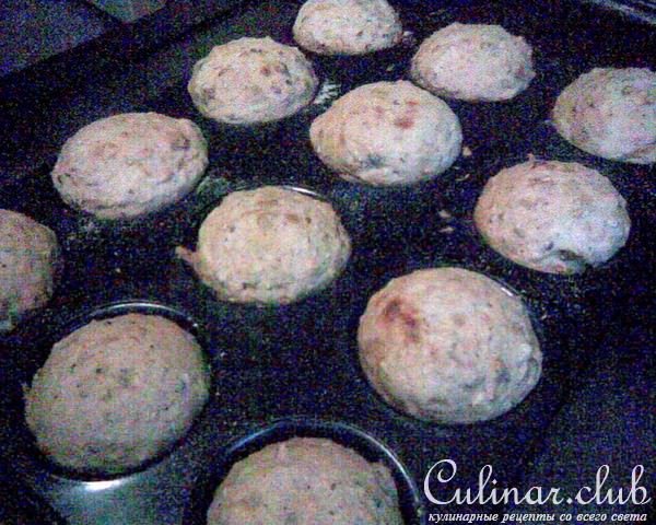Постные маффины с 9-тью злаками и орехами (на соевом молоке)